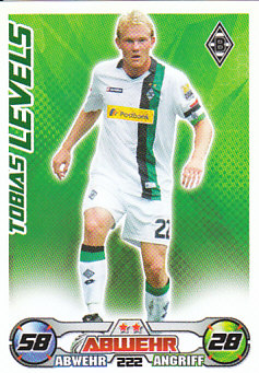 Tobias Levels Borussia Monchengladbach 2009/10 Topps MA Bundesliga #222